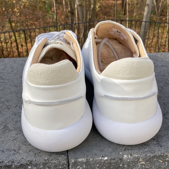 World Boot men’s white sneakers. Size 12 leather and suede. Removable insole. - Picture 4 of 10